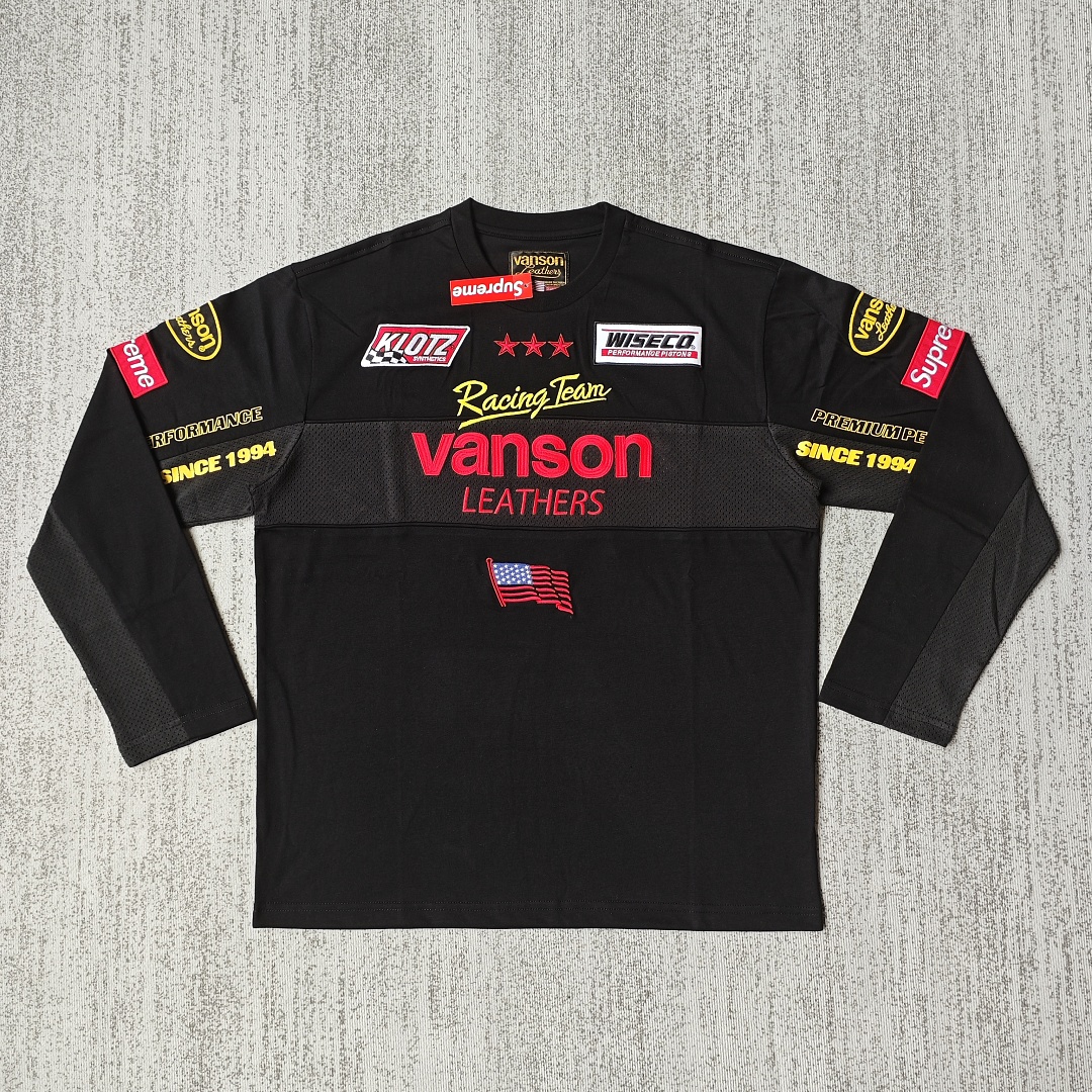 Supreme × Vanson Leathers Long sleeves