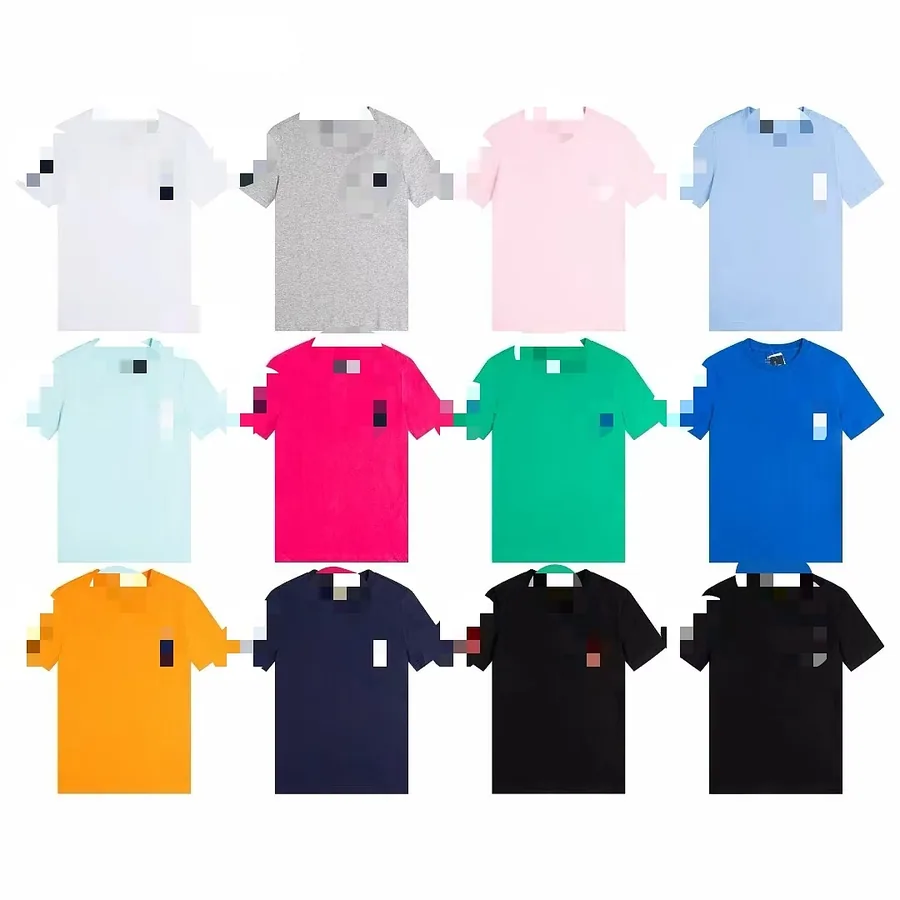 big pony short sleeve shirt 纯色大马圆领短袖T恤H