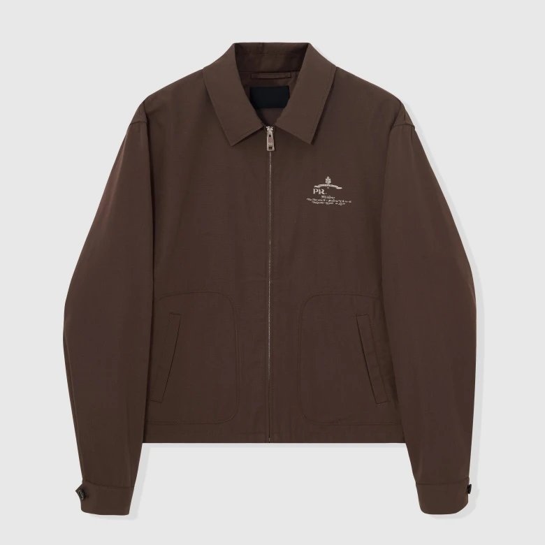 Brown Print Jacket
