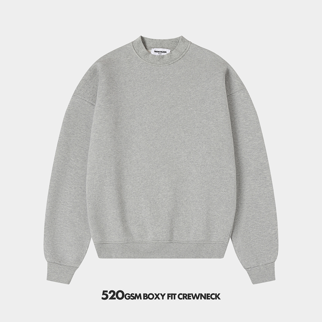 520gsm Union Kingdom boxy fit crewneck