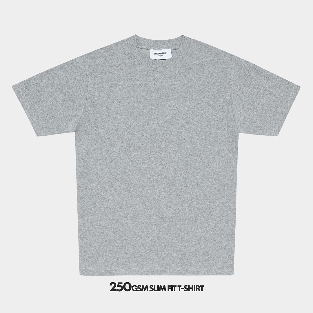 250gsm/280gsm Union Kingdom Cotton Slim Fit Blank T-shirt